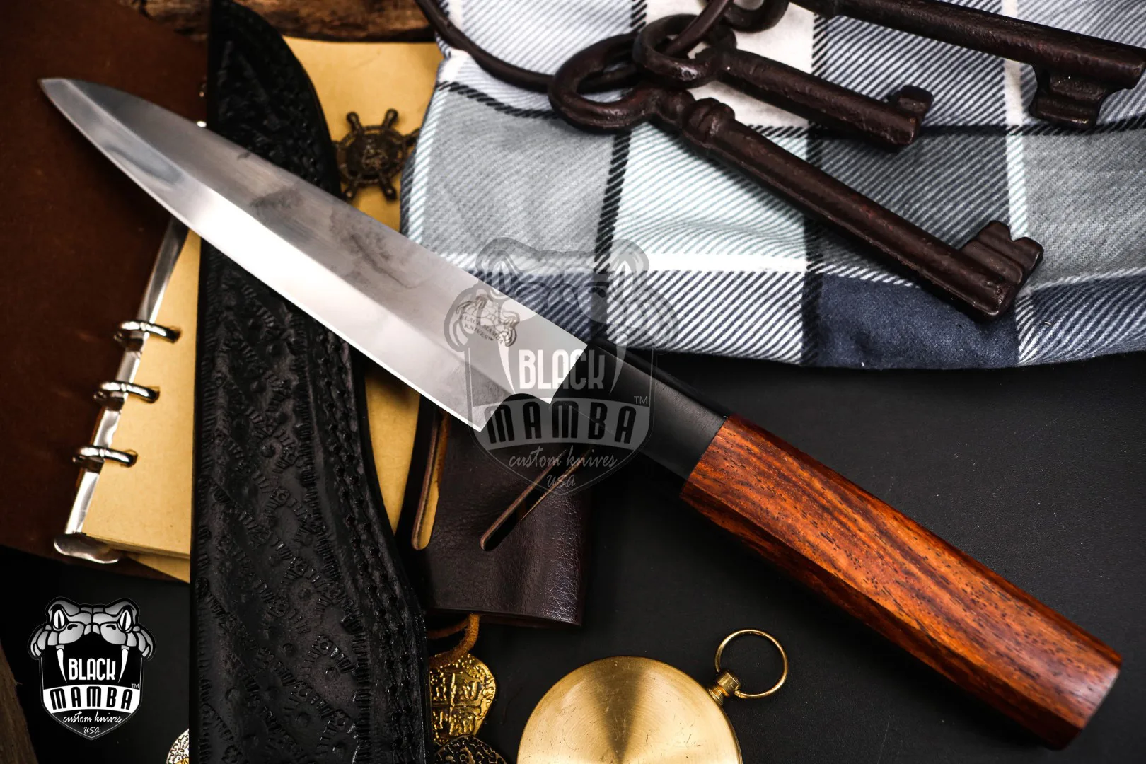 Unagi Pro Kitchen - Damascus Chef Knife - view 8