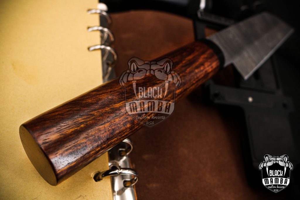 Black Mamba Knives Bmk-717 Katsuo Kitchen Knife Damascus Cleaver Blade 5 Inches Damascus Chef Knife Sharp Knife - Image 6