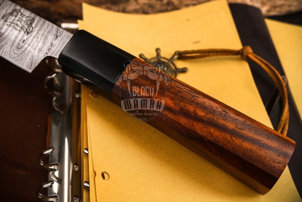 Bmk-715 Bonito Pro Kitchen Knife Damascus Utility Knife 7 Inch Damascus Chef's Knives Damascus Steel Sharp Paring Knife with Ergonomic Handle - Image 2