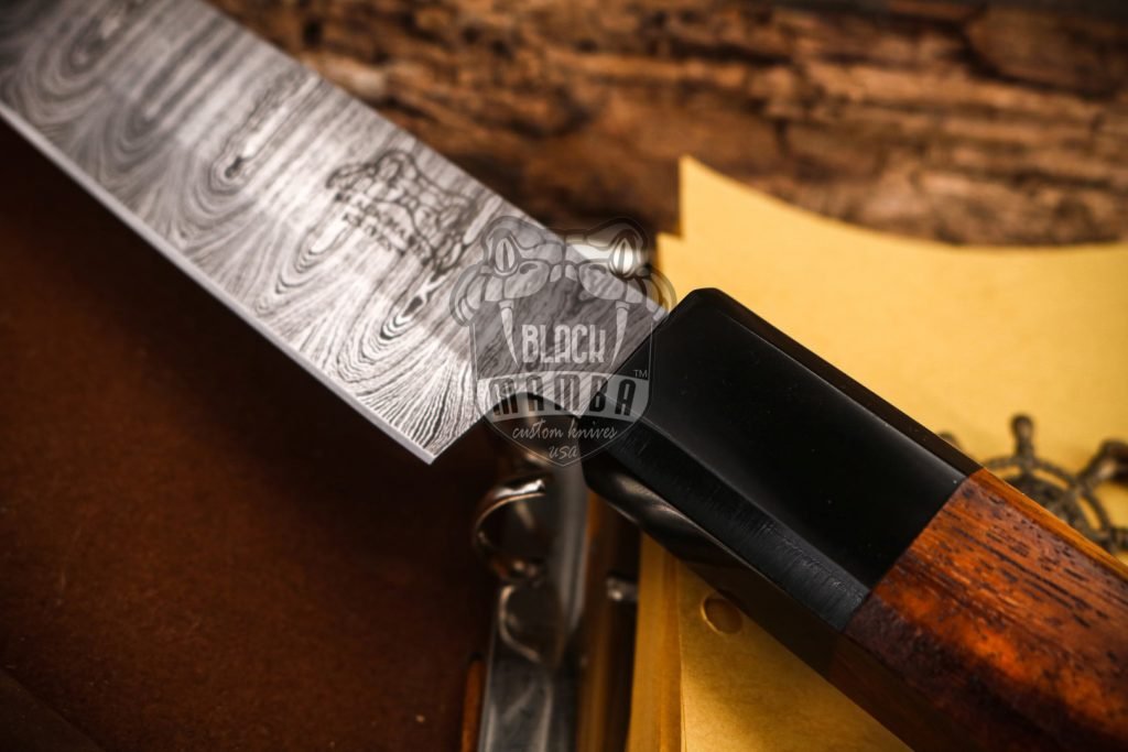 Bmk-715 Bonito Pro Kitchen Knife Damascus Utility Knife 7 Inch Damascus Chef's Knives Damascus Steel Sharp Paring Knife with Ergonomic Handle - Image 4