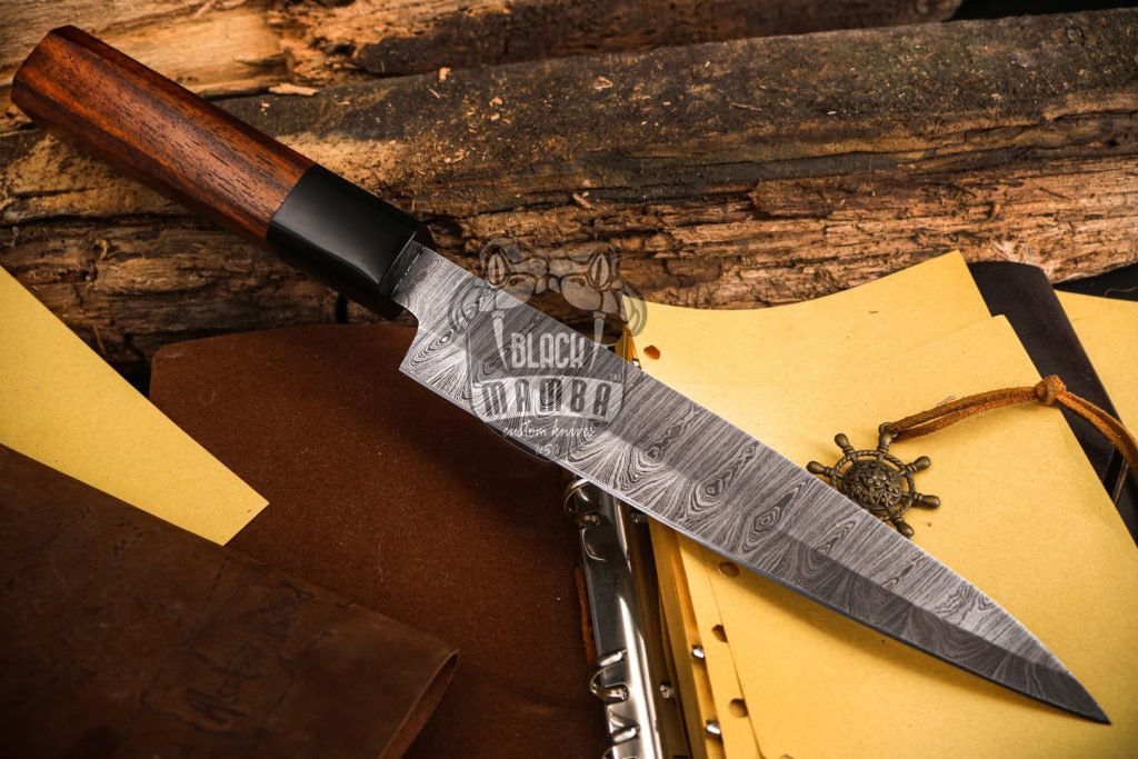 Bmk-715 Bonito Pro Kitchen Knife Damascus Utility Knife 7 Inch Damascus Chef's Knives Damascus Steel Sharp Paring Knife with Ergonomic Handle - Image 6