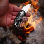 BMK-VG2 King Snake 3 Inches Closed Blade Knife VG10 Stainless Steel Folding Knife, Pocket Knife G10 Handle