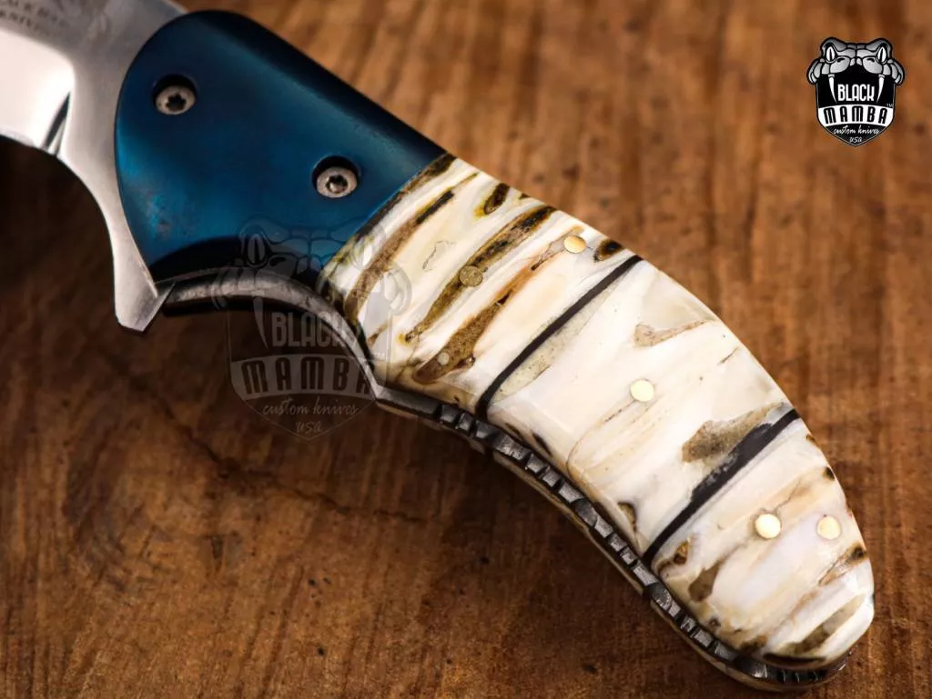 BLACK MAMBA KNIVES BMK-VG67 King Snake 4 Inches Closed Blade Knife VG10 Stainless Steel Folding Knife, Pocket Knife G10 Handle USA Made - Image 10