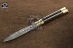 Filipino Balisong Butterfly Knife - Db-07 Damascus Balisong Butterfly & Original Traditional Filipino Butterfly Batanga & Handmade Steel