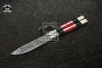 Filipino Balisong Butterfly Knife - Db-08 Damascus Balisong Butterfly & Original Traditional Filipino Butterfly Batanga & Handmade Brass