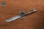 Filipino Balisong Butterfly Knife - Db-28 Damascus Balisong Butterfly & Beautiful & Handmade Original Traditional Filipino Butterfly Batanga