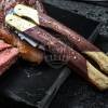 BMK-530 Damascus Balisong Butterfly Knife Beautiful Engraved Handle Original Traditional Filipino Butterfly Batanga Knife USA Made - Image 2