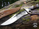 Cobra - Damascus Bowie Knife, 19″ Overall, Wood Handle