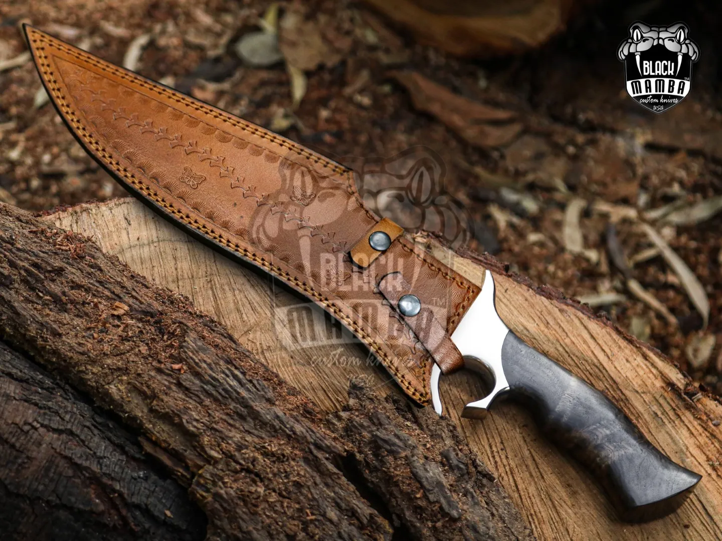 Bmk-UL-04 Cobra High End Handmade Forged Steel Bowie Knife Hunting Knife 14 inches Blade Made in USA - Image 2