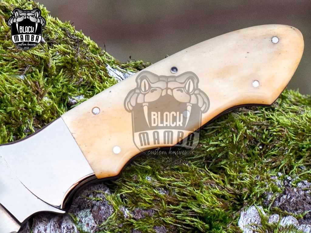 Bmk-UL-13 White Lion High End Handmade Forged Steel Knife Hunting Knife 4.5 inches Blade Made in USA - Image 8