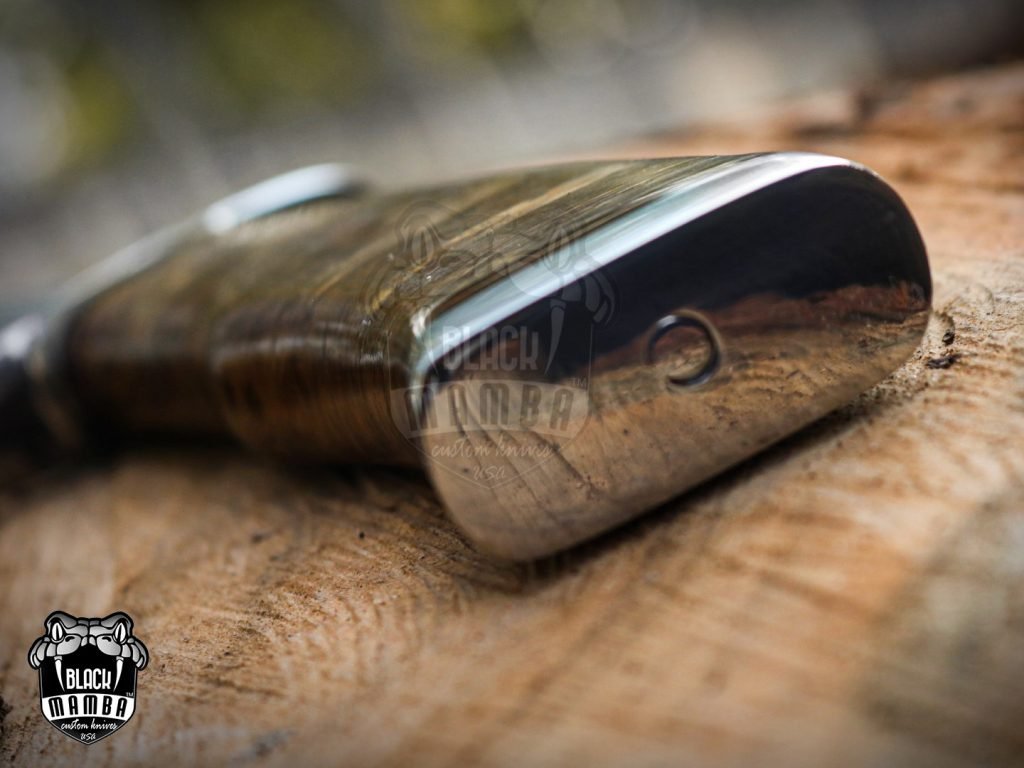 Bmk-UL-01 Viper Snake High End Handmade Damascus Steel Bowie Knife Made in USA - Image 20