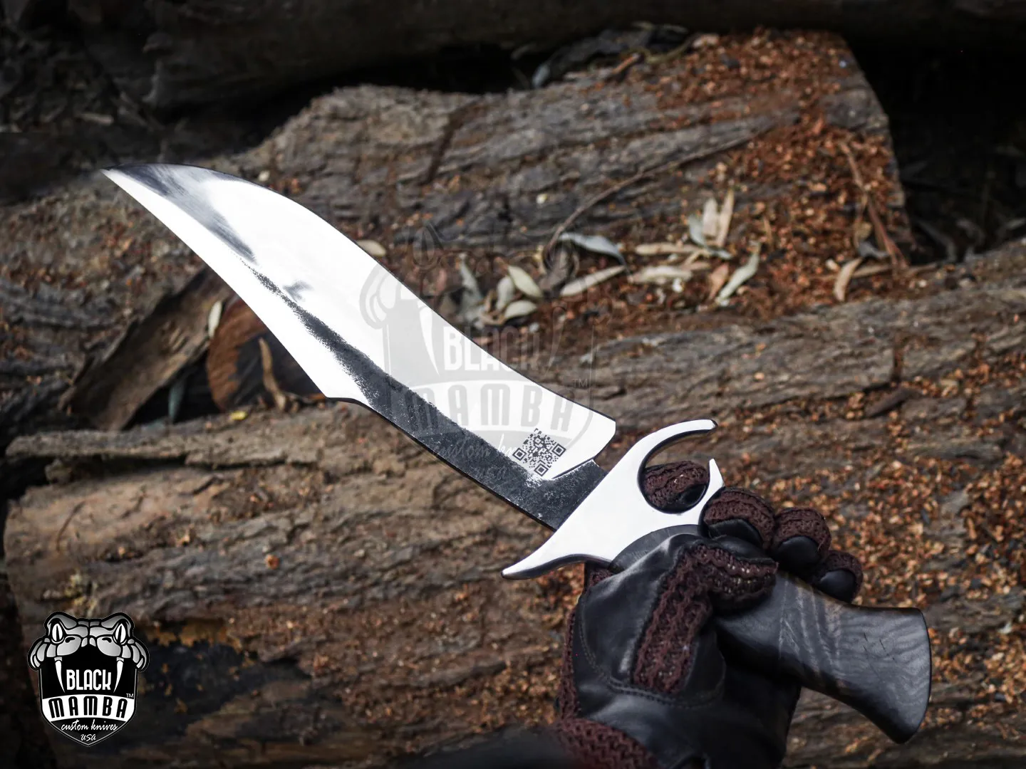 Bmk-UL-04 Cobra High End Handmade Forged Steel Bowie Knife Hunting Knife 14 inches Blade Made in USA - Image 3