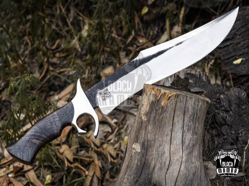 Bmk-UL-04 Cobra High End Handmade Forged Steel Bowie Knife Hunting Knife 14 inches Blade Made in USA - Image 5