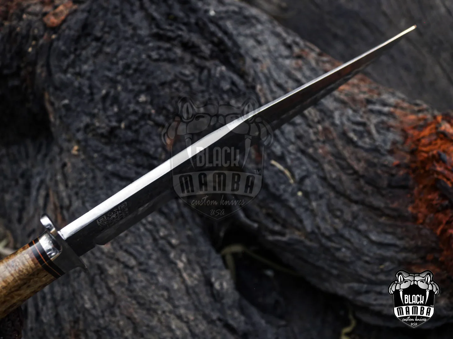 King Snake - 440C Steel Bowie Knife, 18″ Overall, Wood Handle - view 20