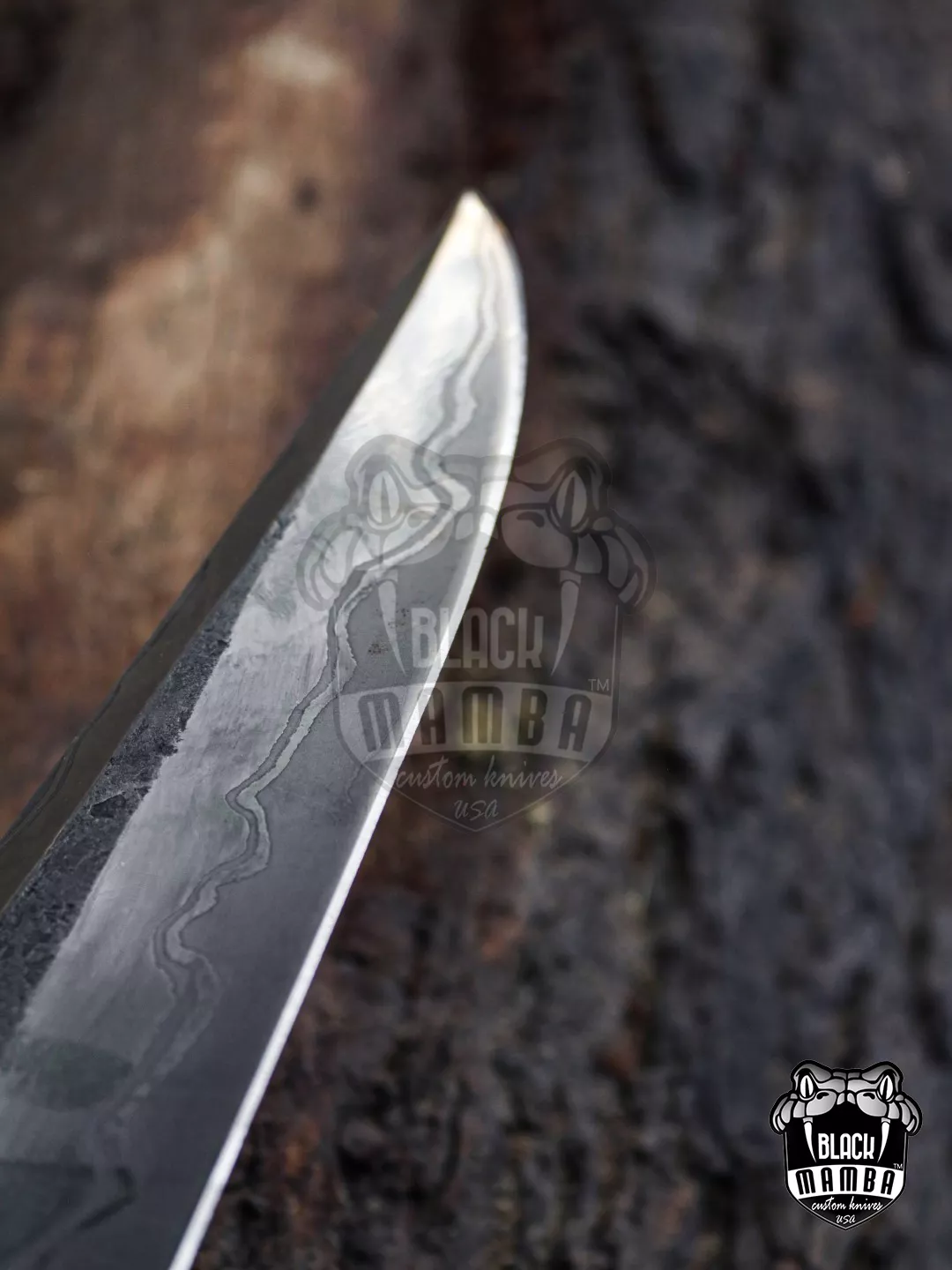 King Snake - 440C Steel Bowie Knife, 18″ Overall, Wood Handle - view 6
