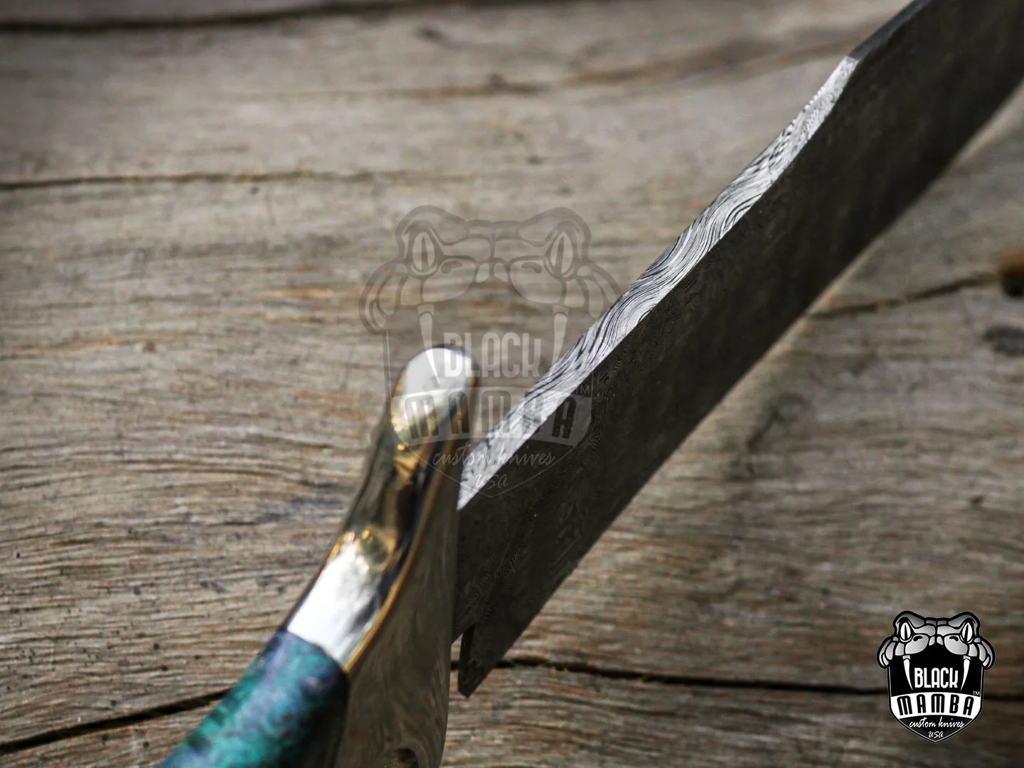 Bmk-UL-03 Python High End Handmade Damascus Steel Mosaic Bowie Knife Hunting Knife 14 Inches Blade Made in USA - view 20