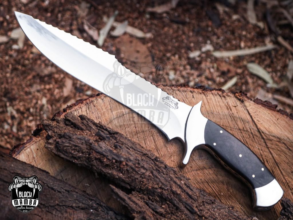 Bmk-UL-06 Anaconda High End Handmade Forged Steel Bowie Knife Hunting Knife 11 inches Blade Made in USA - Image 6