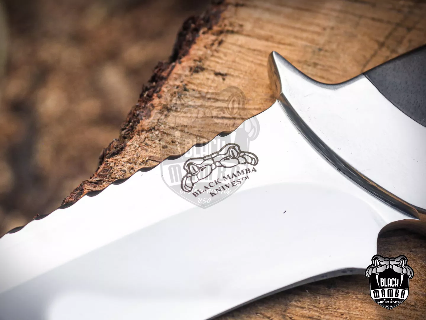 Anaconda - Damascus Bowie Knife, 16″ Overall, Wood Handle - view 19