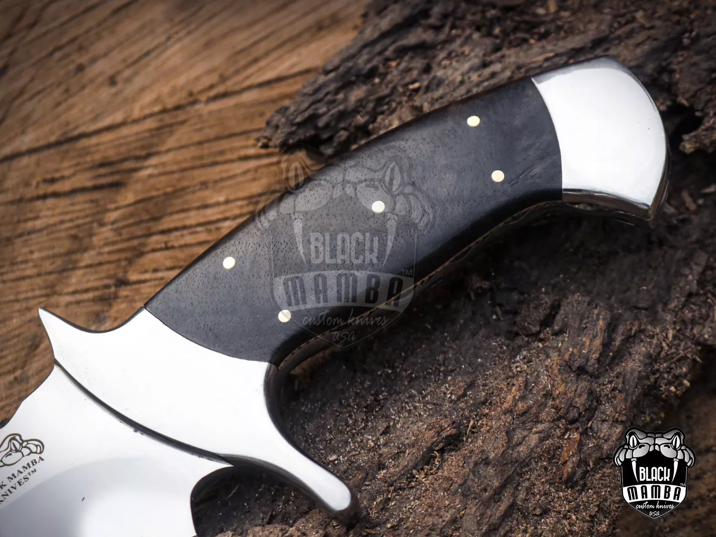 Anaconda - Damascus Bowie Knife, 16″ Overall, Wood Handle - view 21