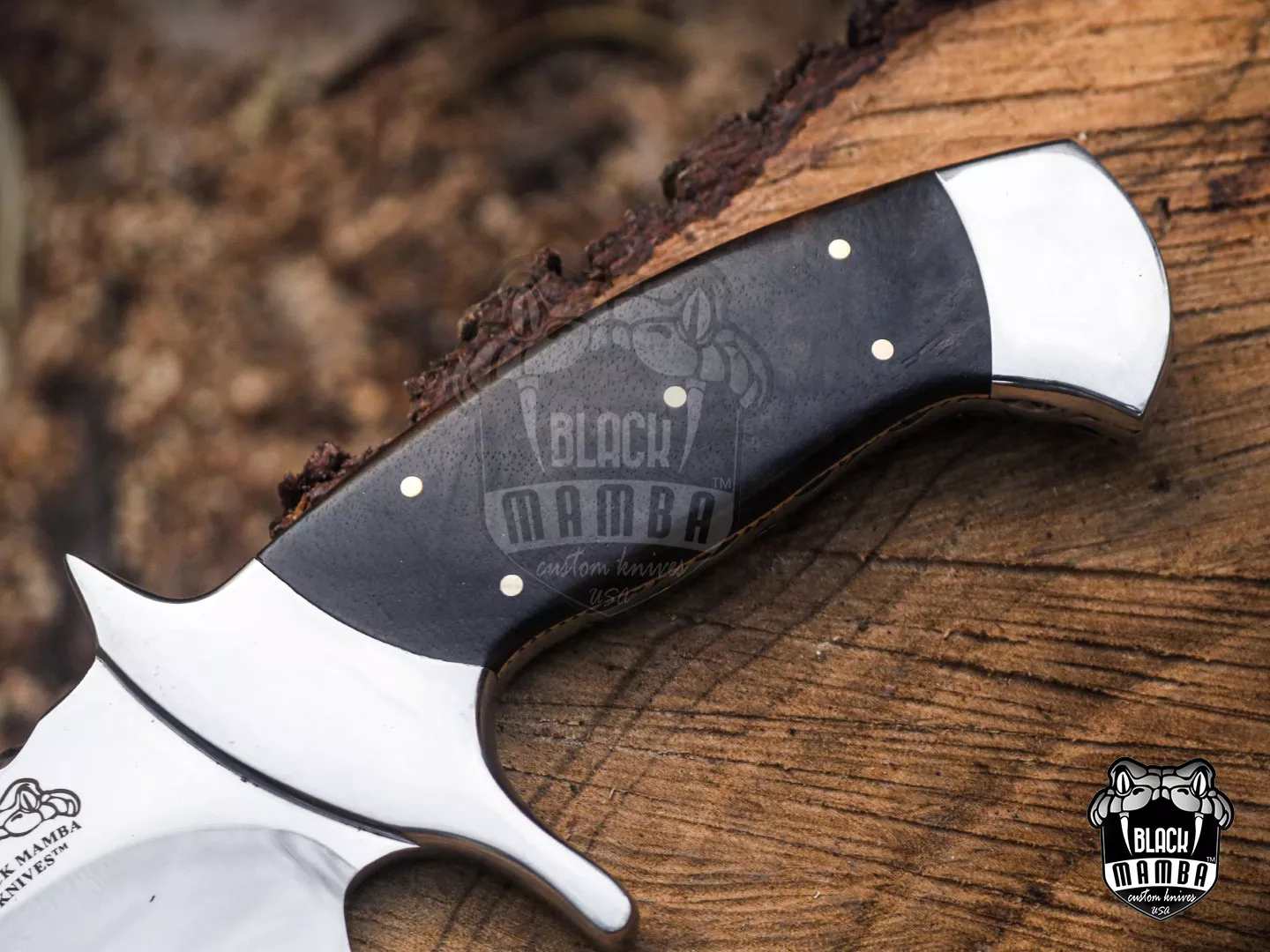 Anaconda - Damascus Bowie Knife, 16″ Overall, Wood Handle - view 22
