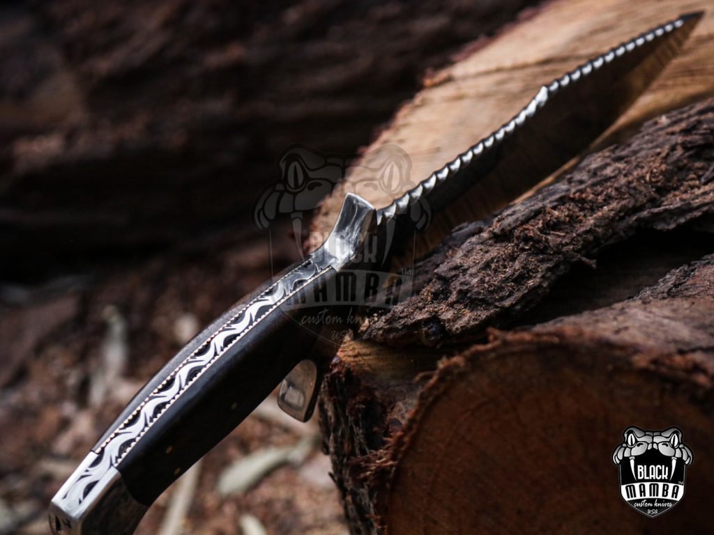 Bmk-UL-06 Anaconda High End Handmade Forged Steel Bowie Knife Hunting Knife 11 inches Blade Made in USA - Image 8