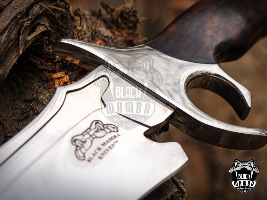 Bmk-UL-10 Brown Bear High End Handmade Forged Steel Bowie Knife Hunting Knife 14 inches Blade Made in USA - Image 16