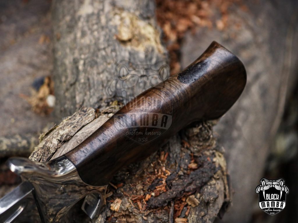 Bmk-UL-10 Brown Bear High End Handmade Forged Steel Bowie Knife Hunting Knife 14 inches Blade Made in USA - Image 9