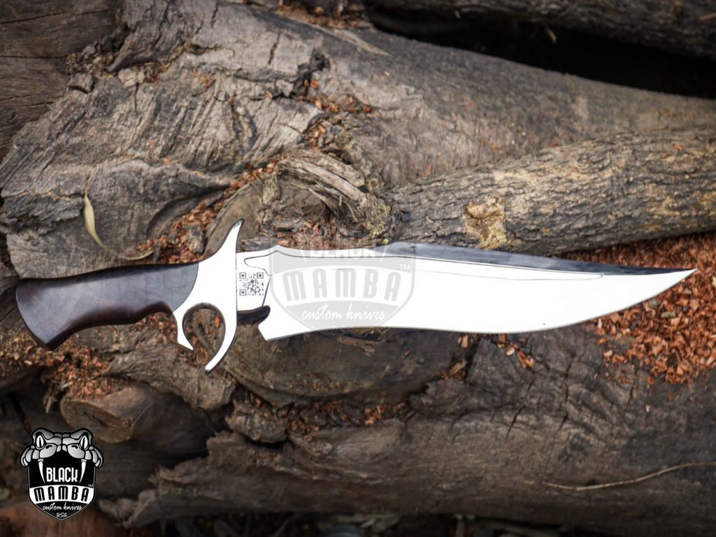 Bmk-UL-10 Brown Bear High End Handmade Forged Steel Bowie Knife Hunting Knife 14 inches Blade Made in USA - Image 14