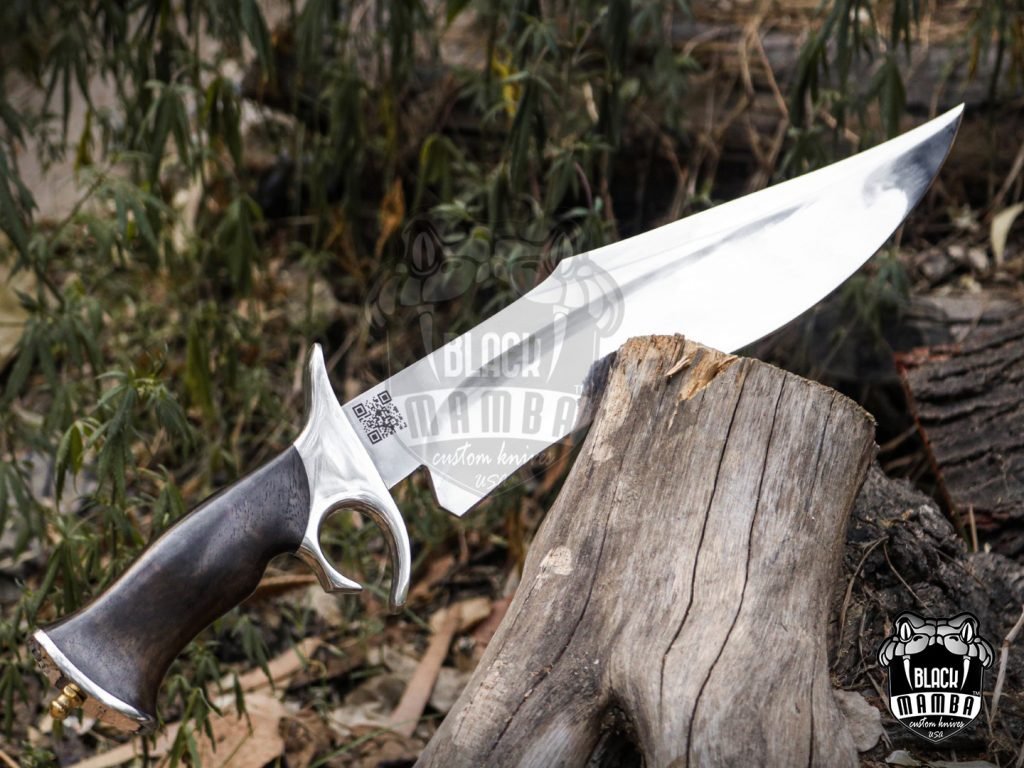 Bmk-UL-08 Boas High End Handmade Forged Steel Bowie Knife Hunting Knife 14 inches Blade Made in USA - Image 3