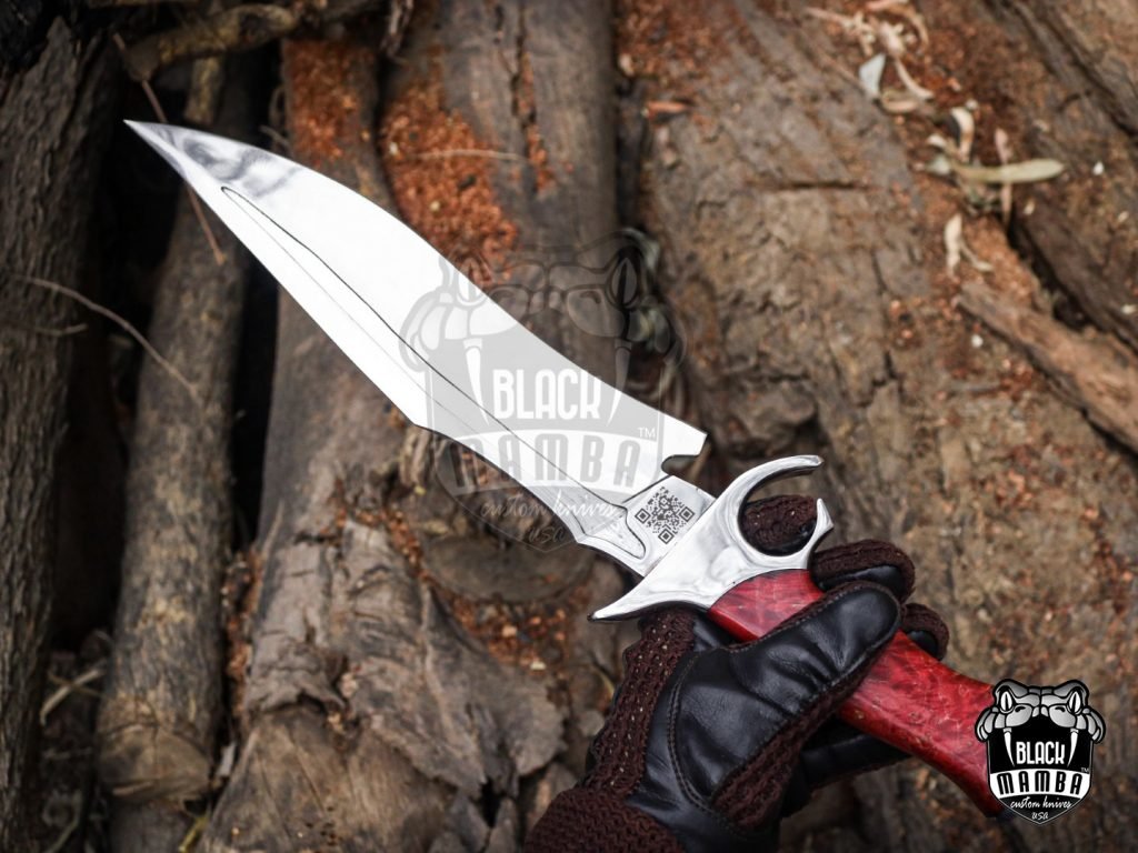 Bmk-UL-09 Red Dragon High End Handmade Forged Steel Bowie Knife Hunting Knife 14 inches Blade Made in USA - Image 3