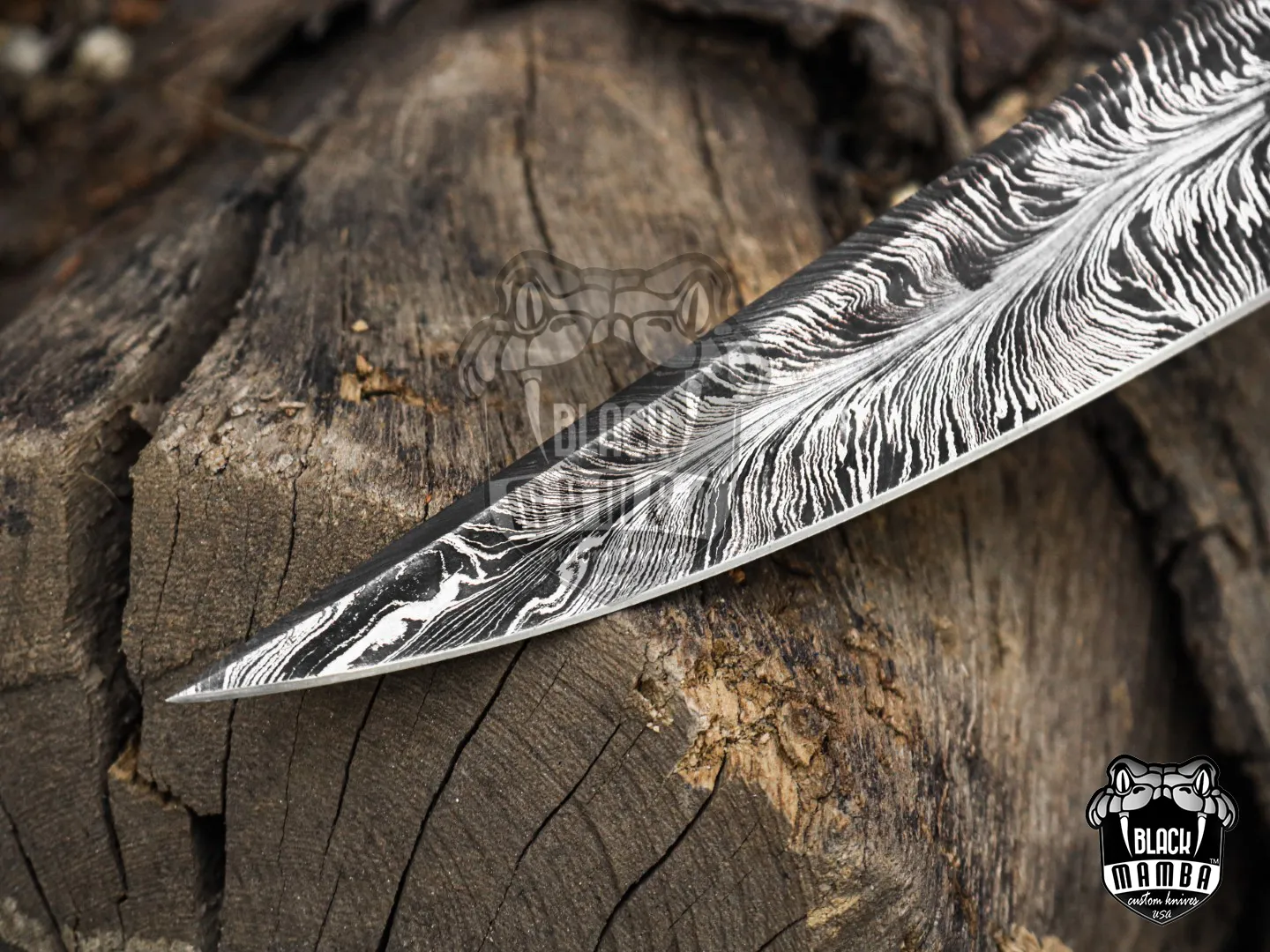 God Fire - 440C Steel Bowie Knife, 18″ Overall, Wood Handle - view 11