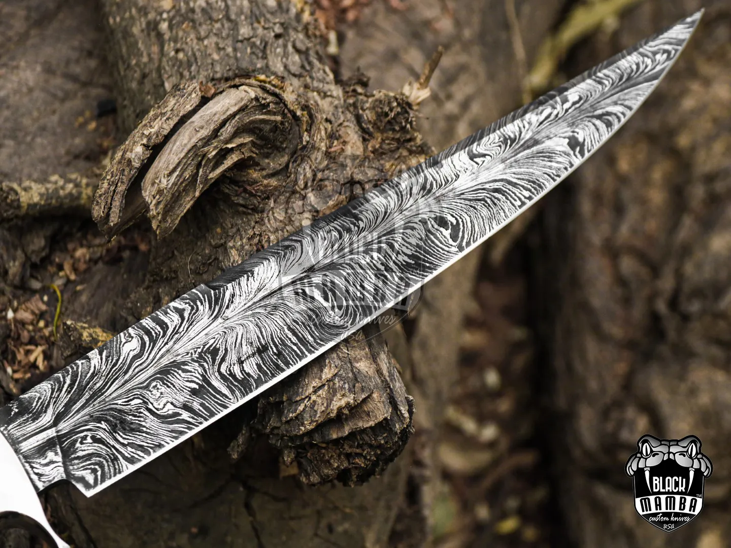 God Fire - 440C Steel Bowie Knife, 18″ Overall, Wood Handle - view 8