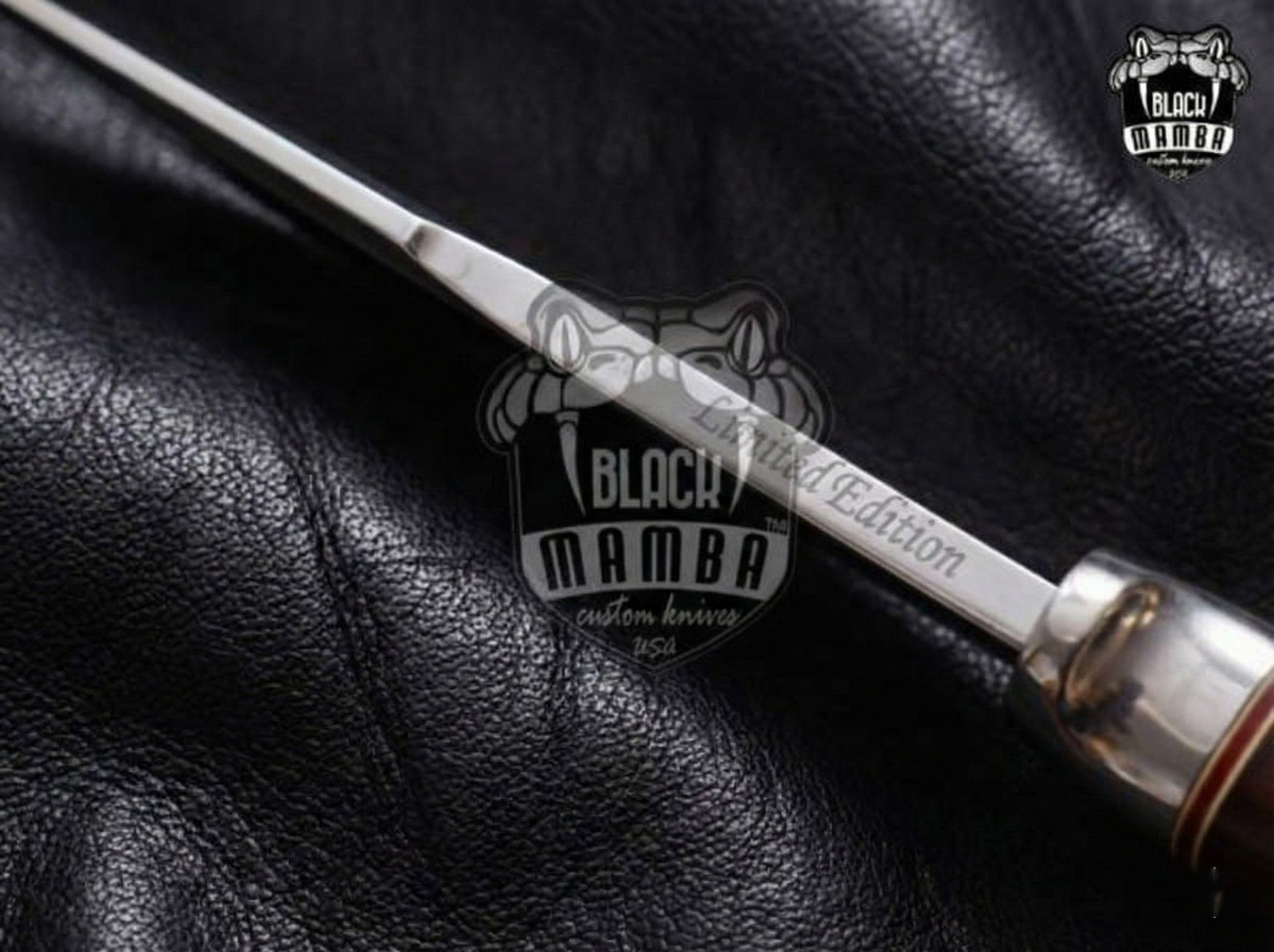 Bmk-UL-29 Red Cardinal High End 5.1 inches Blade Handmade Stainless Steel Hunting Knife Made in USA - Image 7