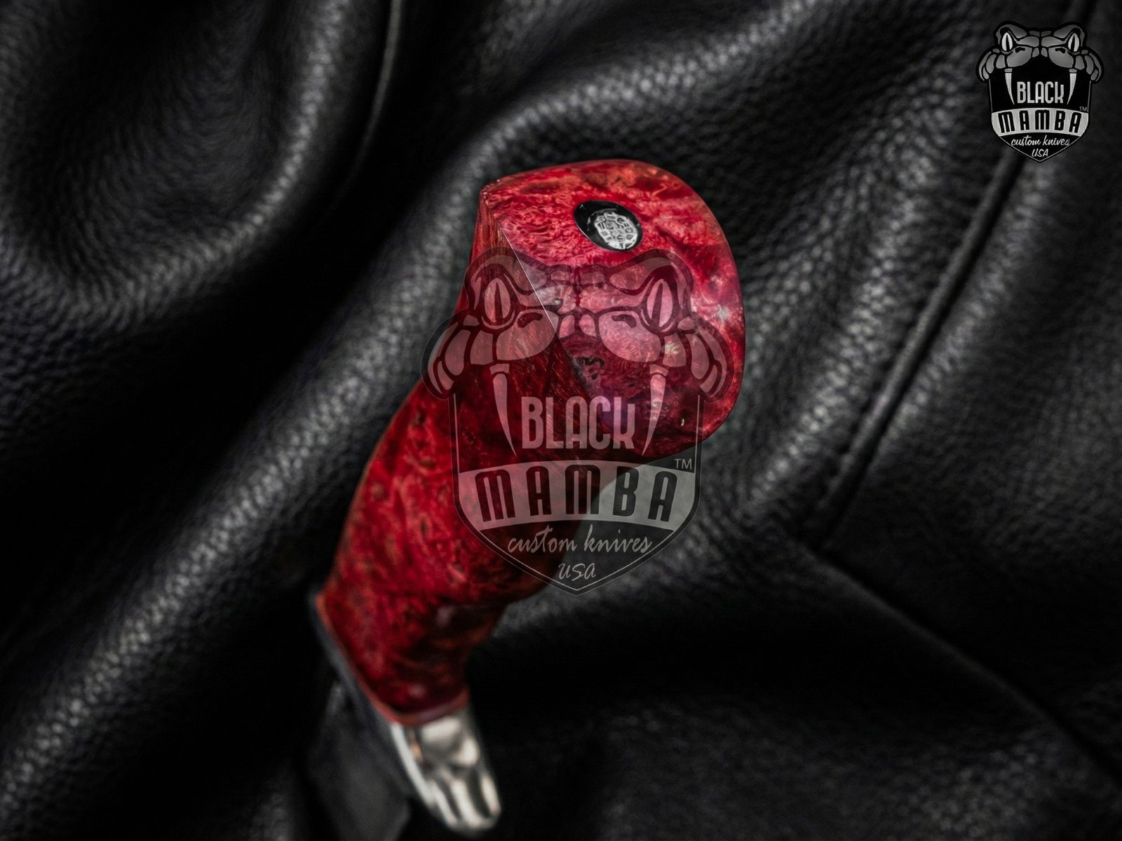 Bmk-UL-29 Red Cardinal High End 5.1 inches Blade Handmade Stainless Steel Hunting Knife Made in USA - Image 9