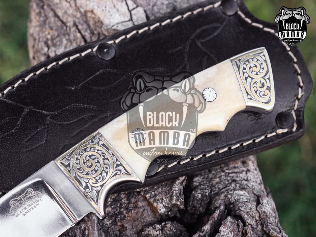 Bmk-UL-23 Koala Knife Luxury Handmade Stainless Steel Hunting Knife 3.5 inches Blade Made in USA - Image 3