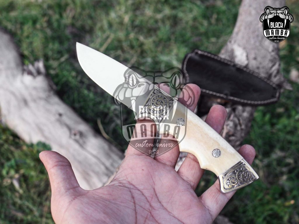 Bmk-UL-23 Koala Knife Luxury Handmade Stainless Steel Hunting Knife 3.5 inches Blade Made in USA - Image 4