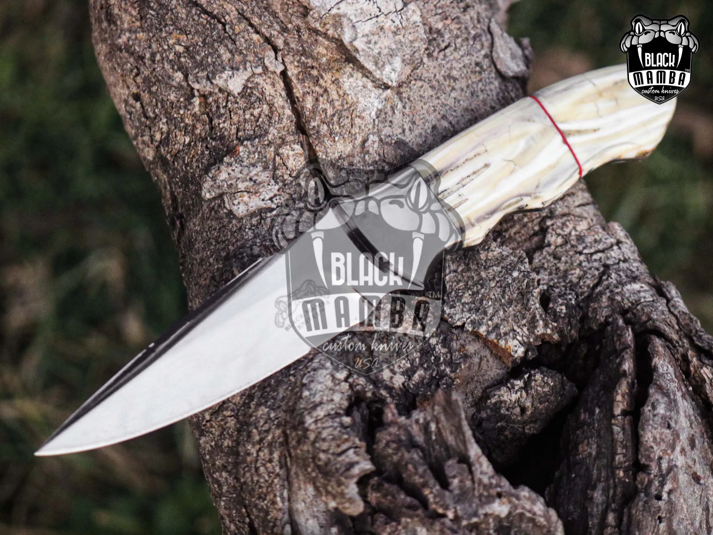 Bmk-UL-24 Snow Fox High End Handmade Steel Hunting Knife 4 Inches Blade Made in USA - view 4