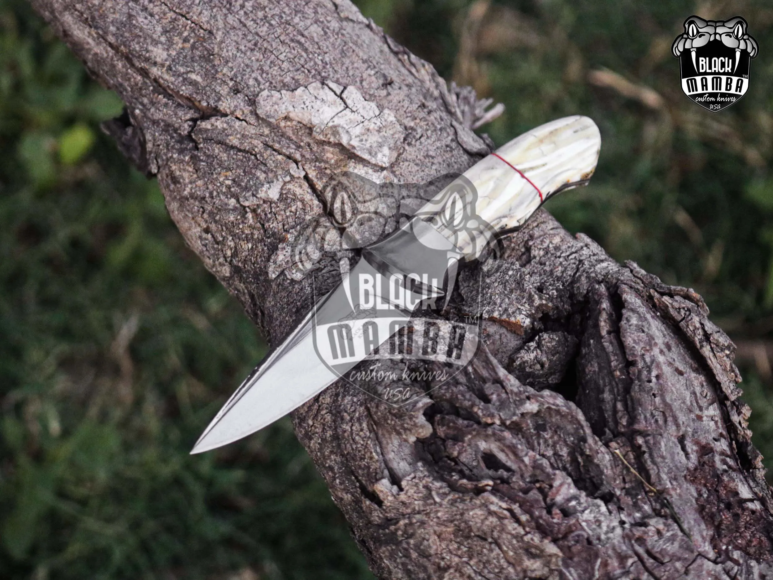Bmk-UL-24 Snow Fox High End Handmade Steel Hunting Knife 4 Inches Blade Made in USA - view 5