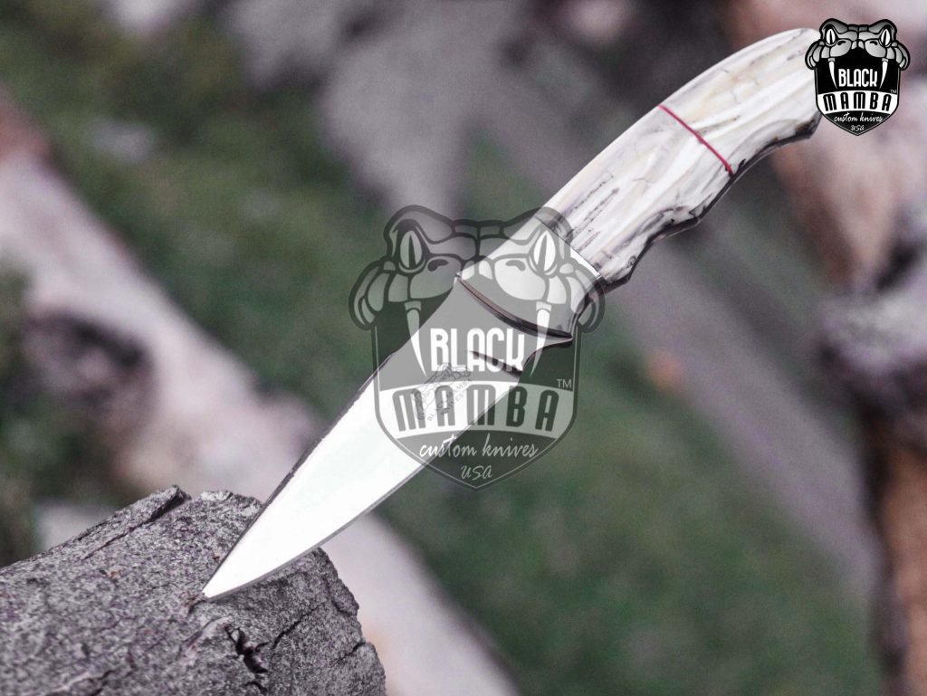 Bmk-UL-24 Snow Fox High End Handmade Steel Hunting Knife 4 inches Blade Made in USA - Image 6