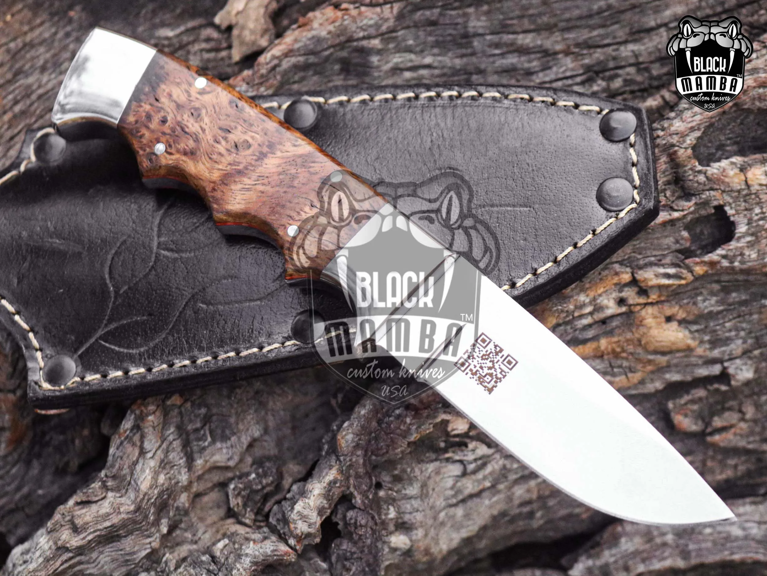 Bmk-UL-18 Sloth Bear High End Handmade Steel Hunting Knife 3.5 Inches Blade Made in USA - view 3