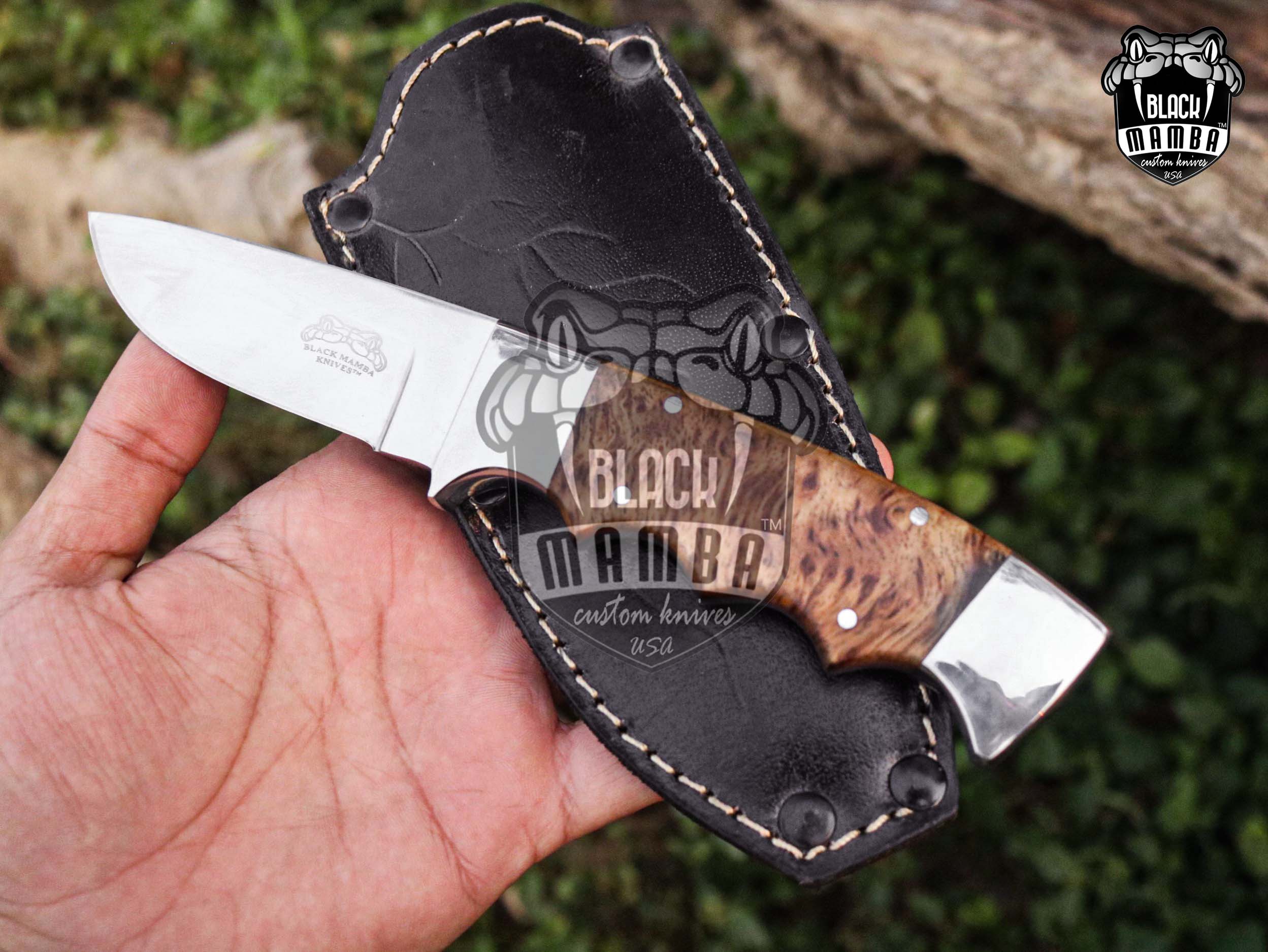 Bmk-UL-18 Sloth Bear High End Handmade Steel Hunting Knife USA