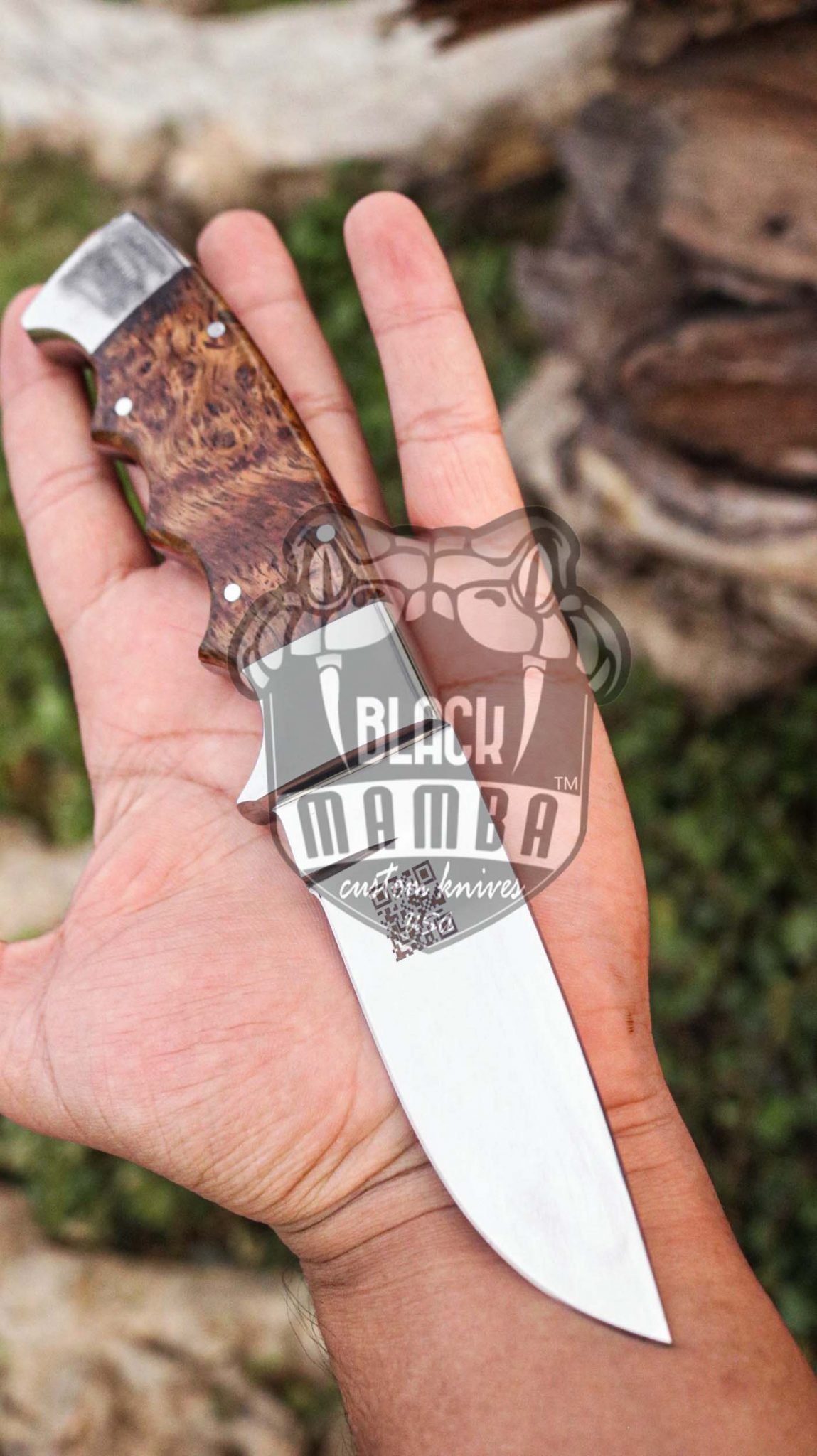Bmk-UL-18 Sloth Bear High End Handmade Steel Hunting Knife 3.5 inches Blade Made in USA - Image 12