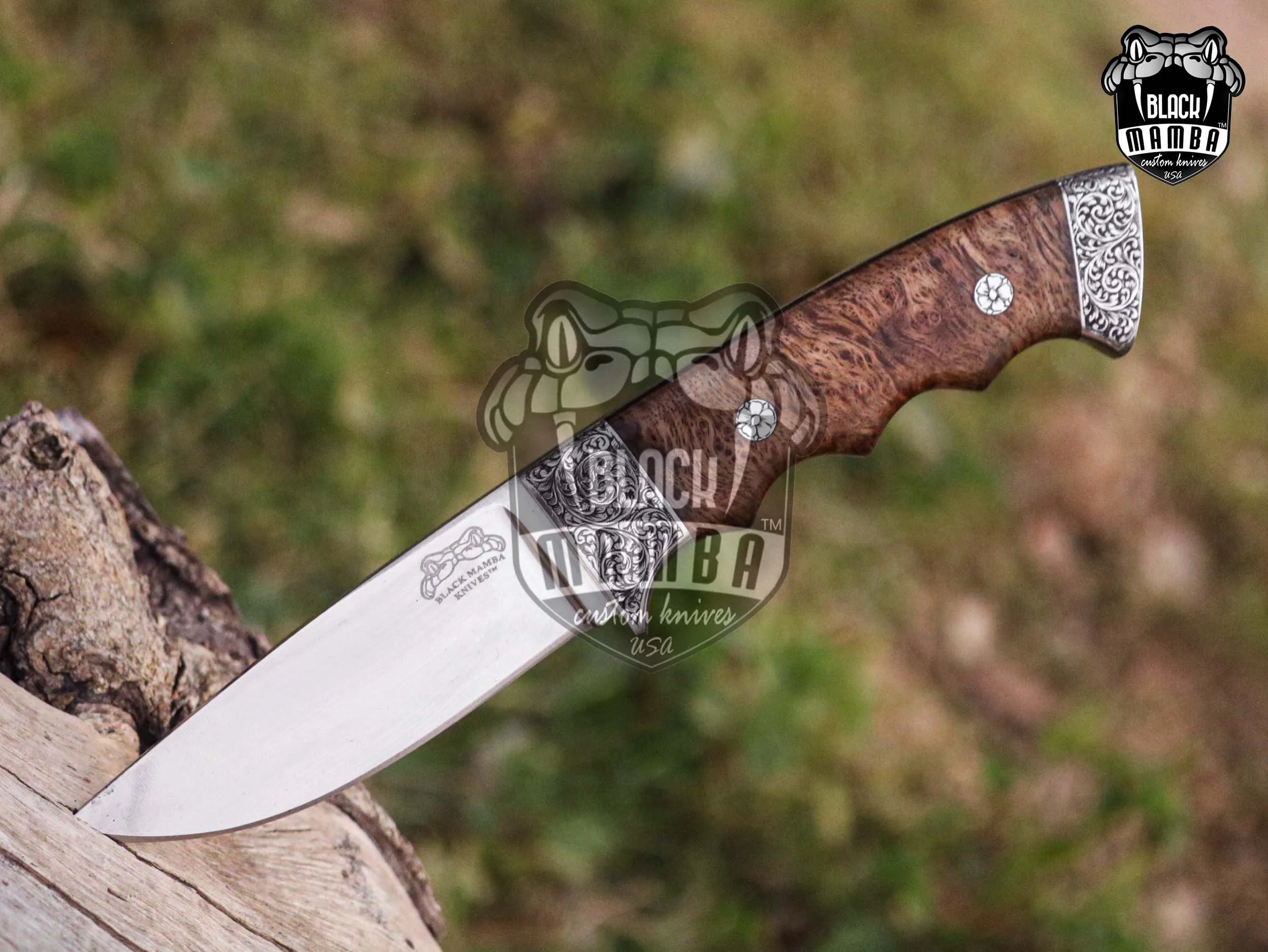 Brown Bear - 440C Steel Hunting Knife, 8″ Overall - view 9