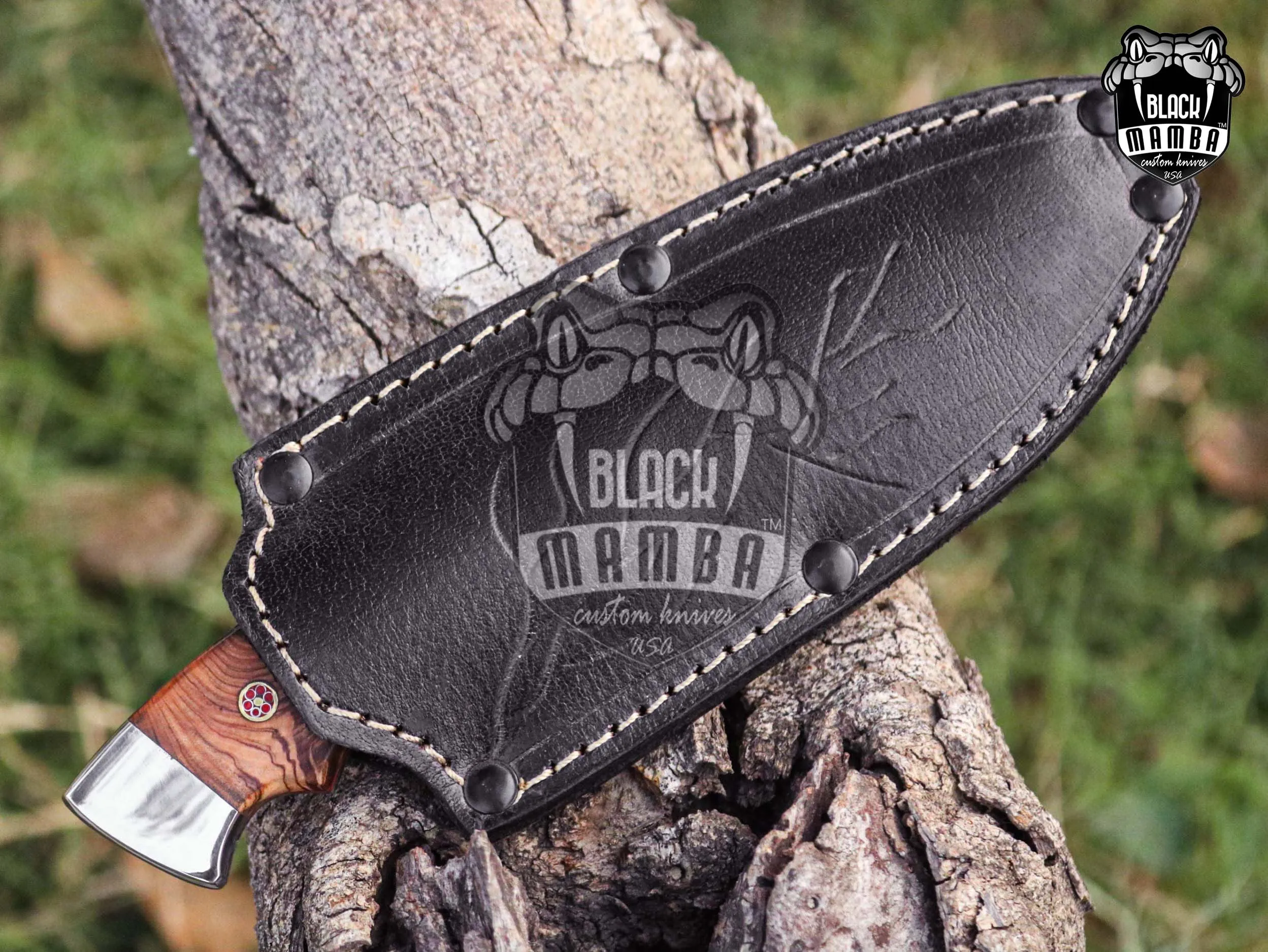 Bmk-UL-20 Pizzly Bear High End Handmade Steel Hunting Knife 3.5 Inches Blade Made in USA - view 2