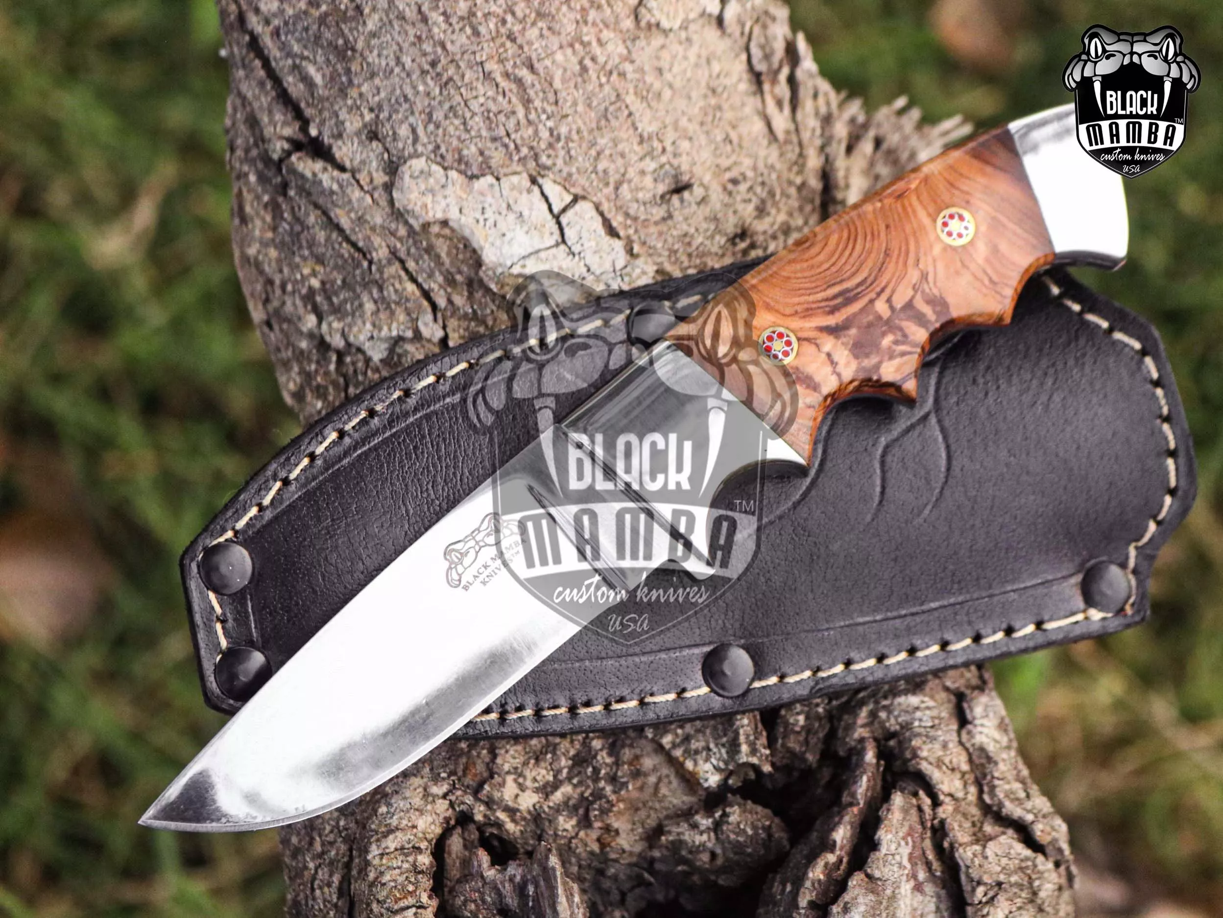 Bmk-UL-20 Pizzly Bear High End Handmade Steel Hunting Knife 3.5 Inches Blade Made in USA