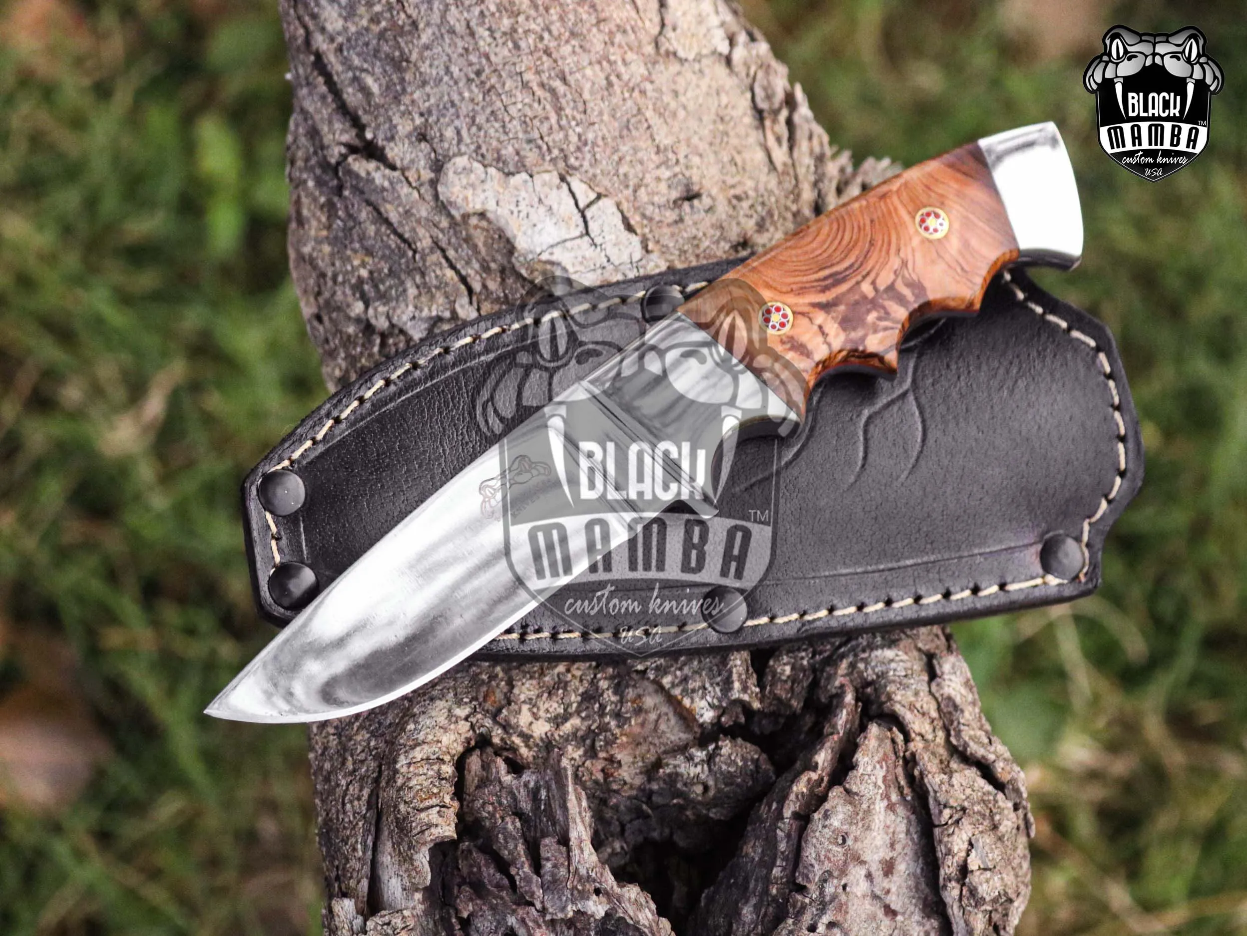 Bmk-UL-20 Pizzly Bear High End Handmade Steel Hunting Knife 3.5 Inches Blade Made in USA - view 12