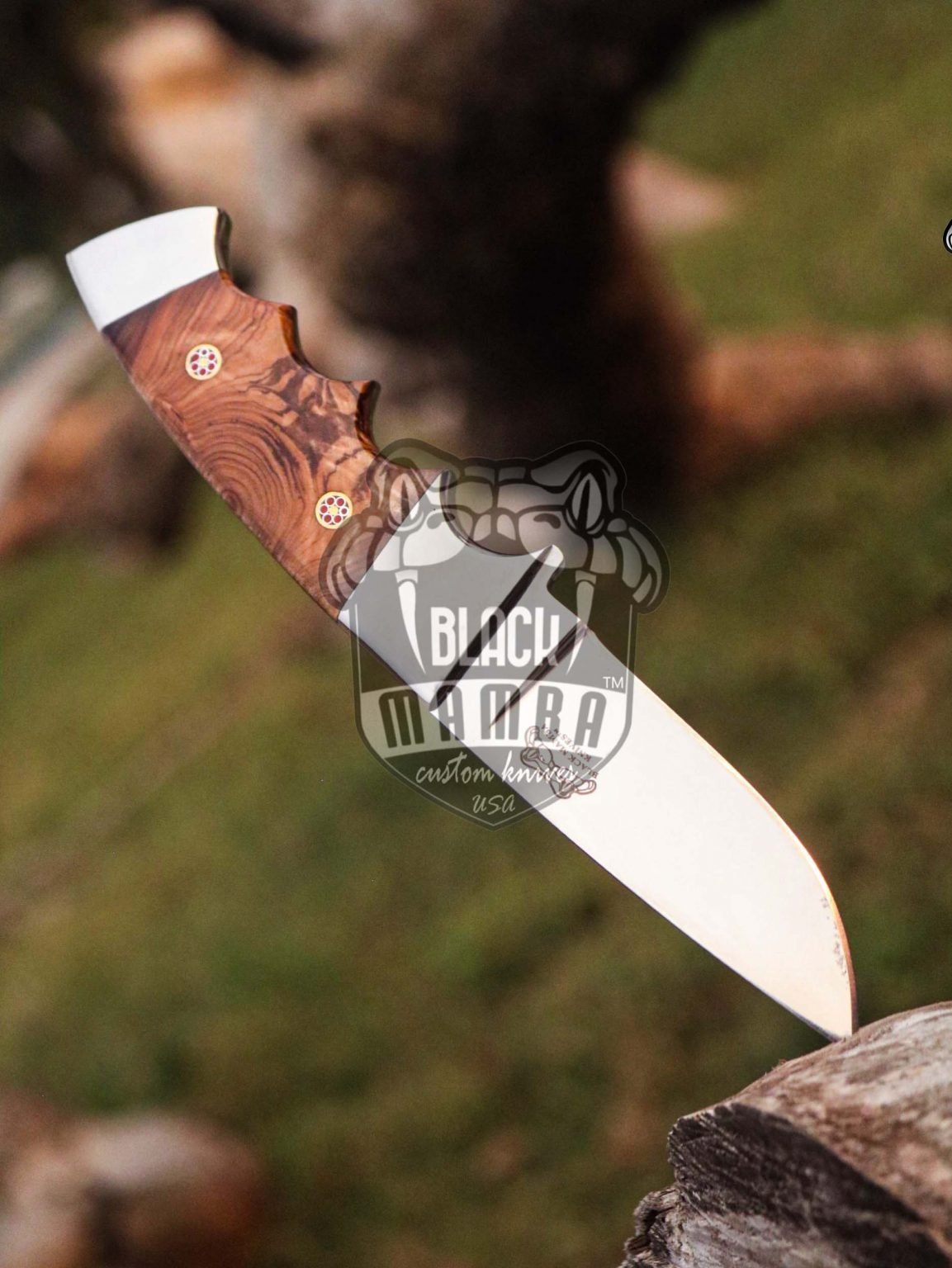 Bmk-UL-20 Pizzly Bear High End Handmade Steel Hunting Knife 3.5 inches Blade Made in USA - Image 4