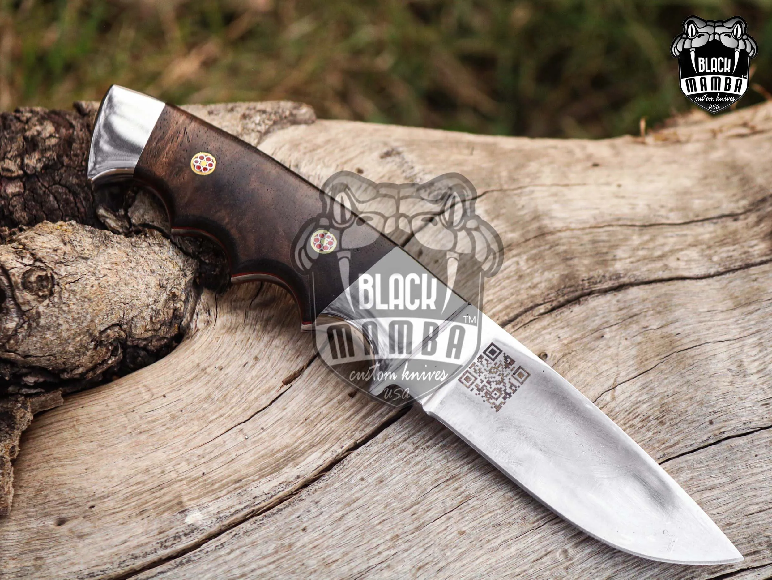 Bmk-UL-21 Black Bear High End Handmade Steel Hunting Knife 3.5 Inches Blade Made in USA - view 8