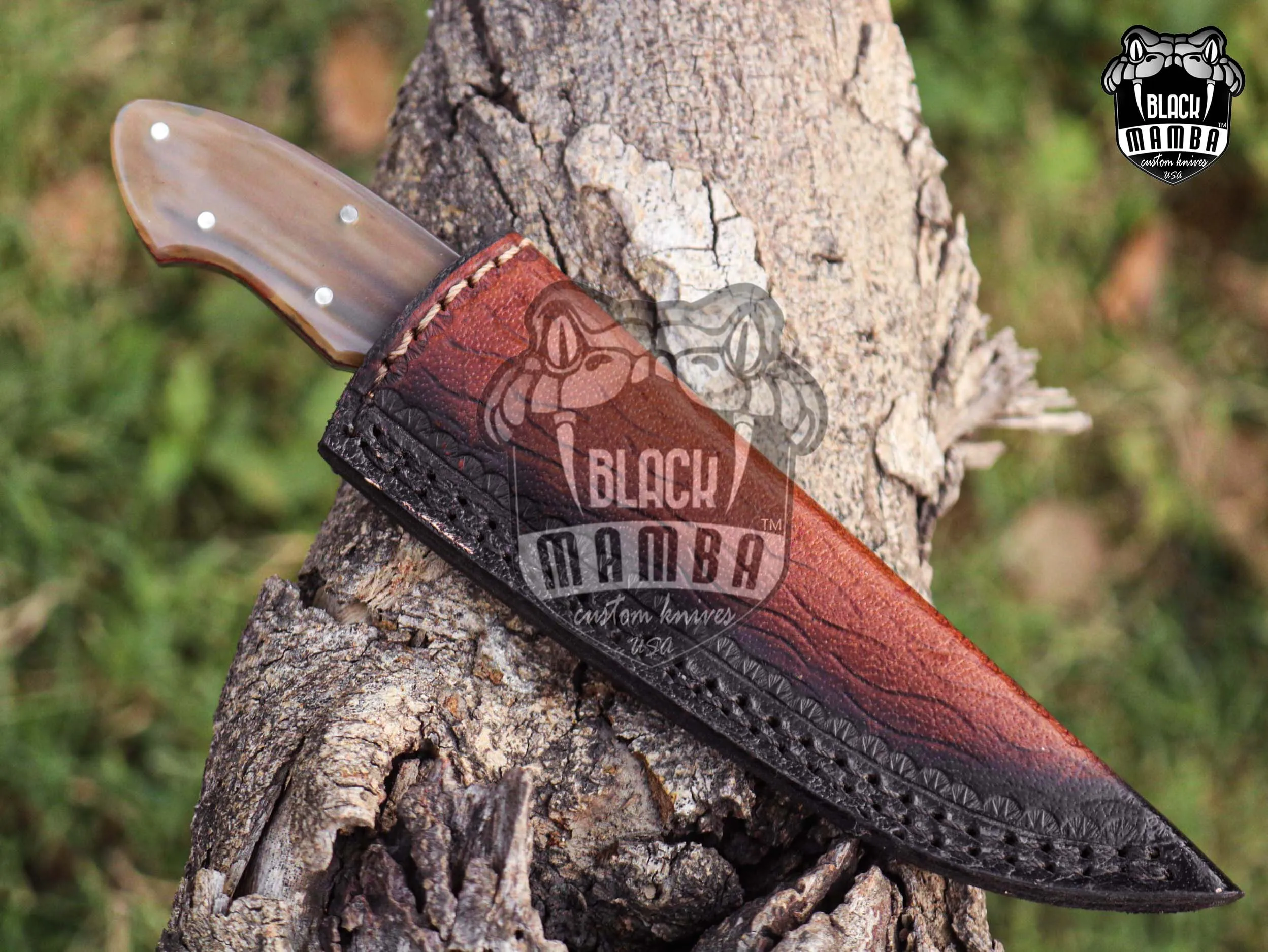 Bmk-UL-22 Marlin High End Handmade Steel Sharp Hunting Knife 4 Inches Blade Made in USA - view 3