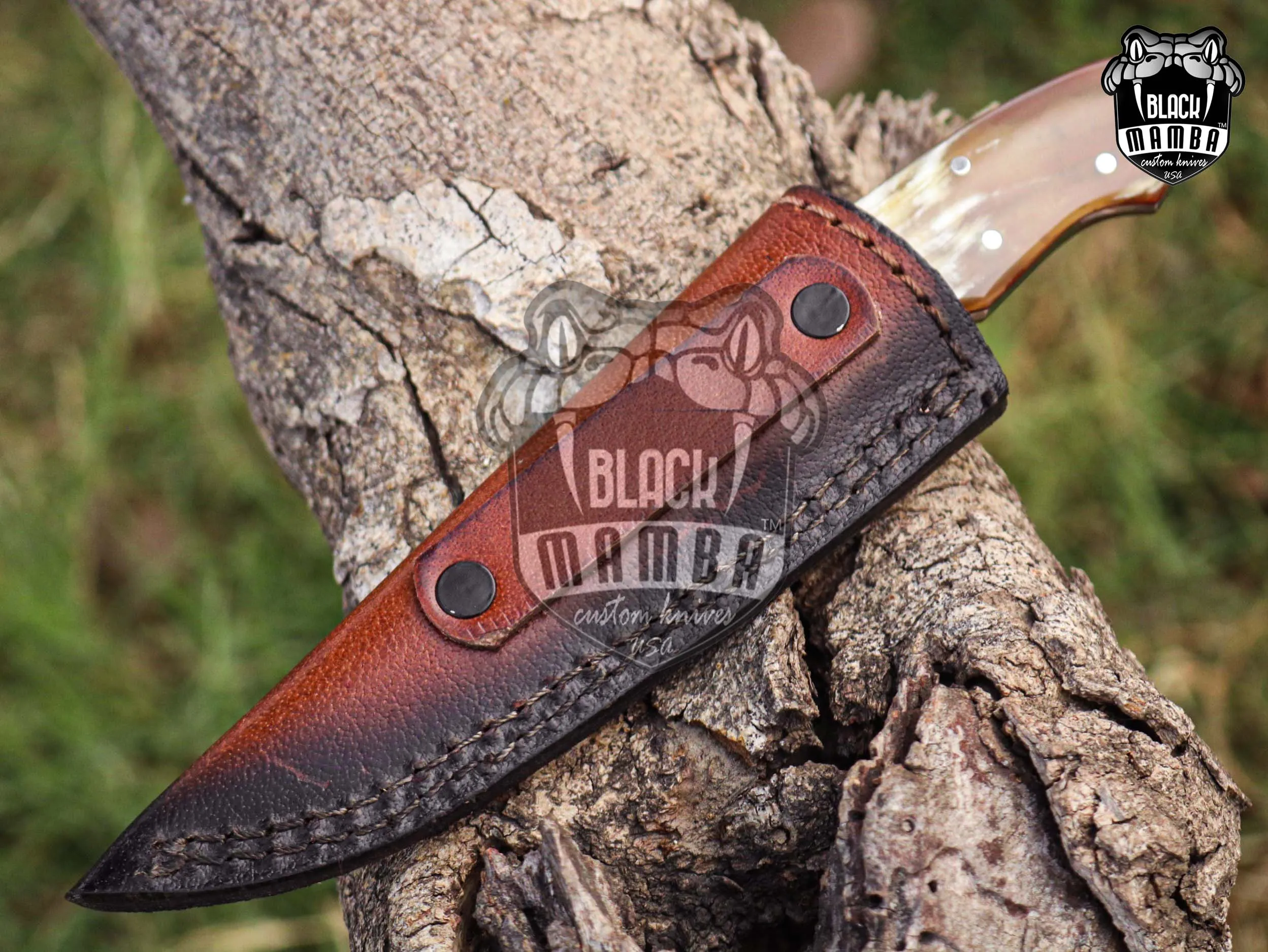 Bmk-UL-22 Marlin High End Handmade Steel Sharp Hunting Knife 4 Inches Blade Made in USA - view 8